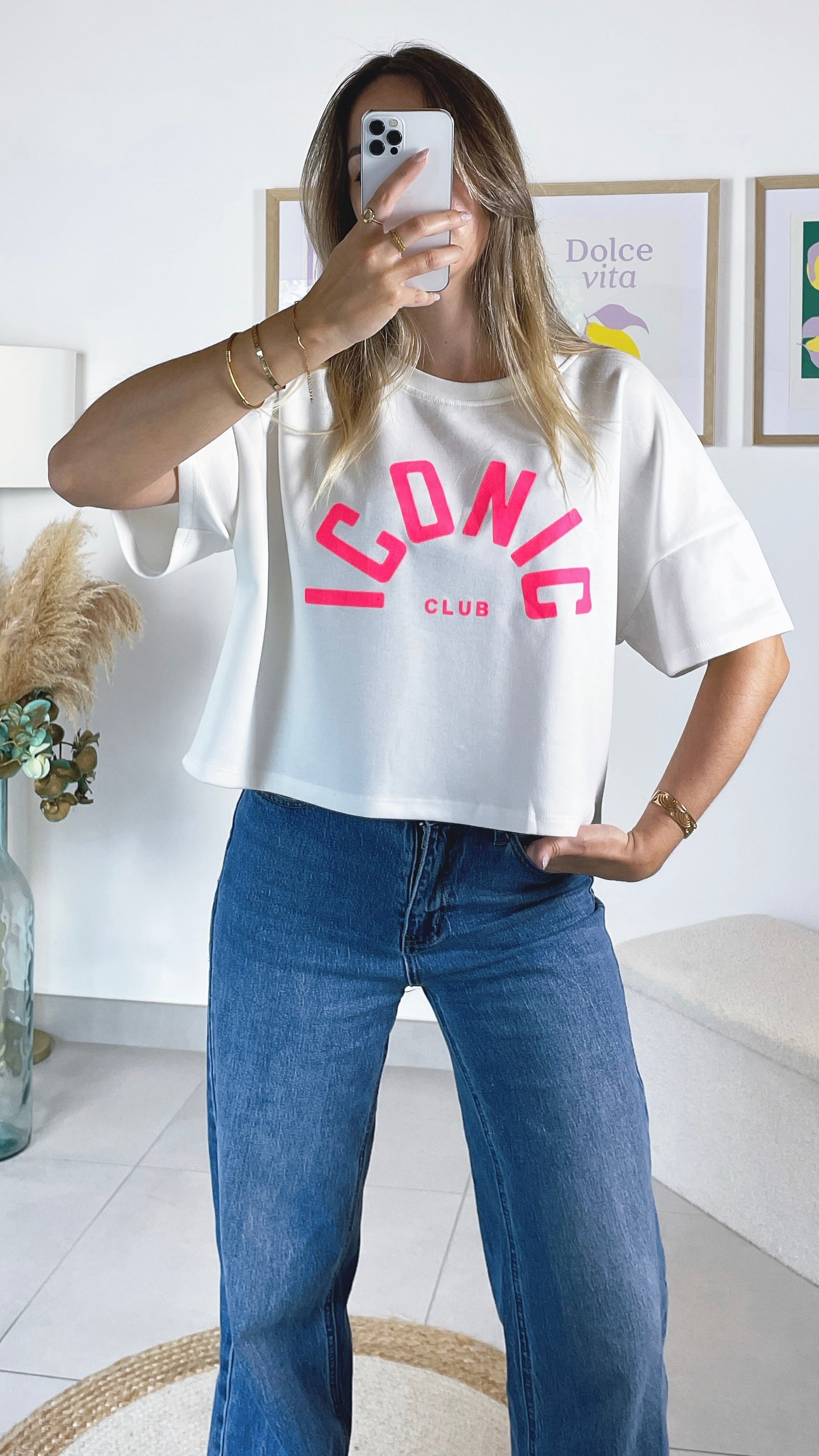 T-shirt Iconic effet trop