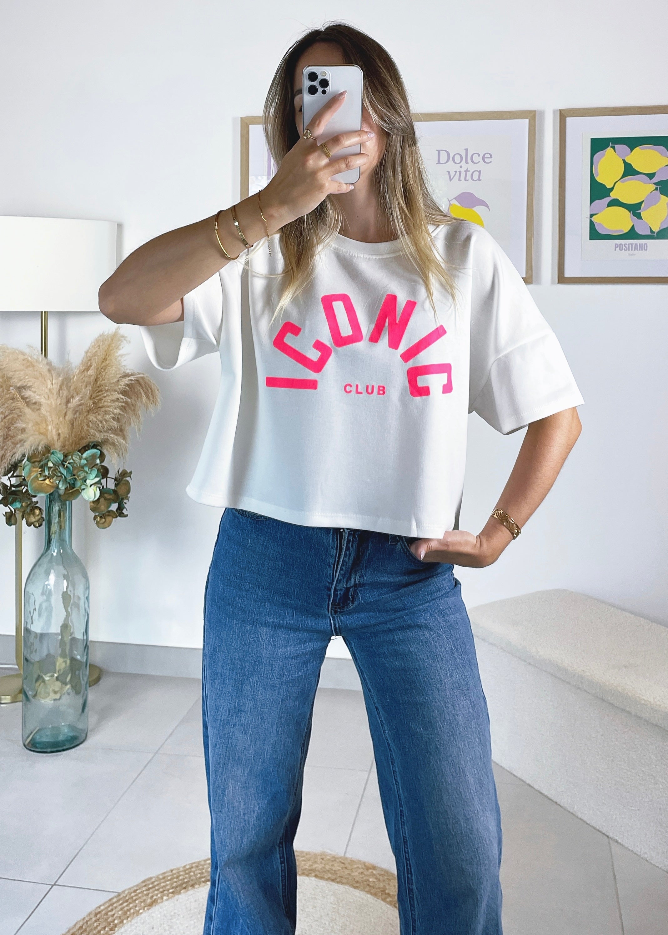 T-shirt Iconic - blanc