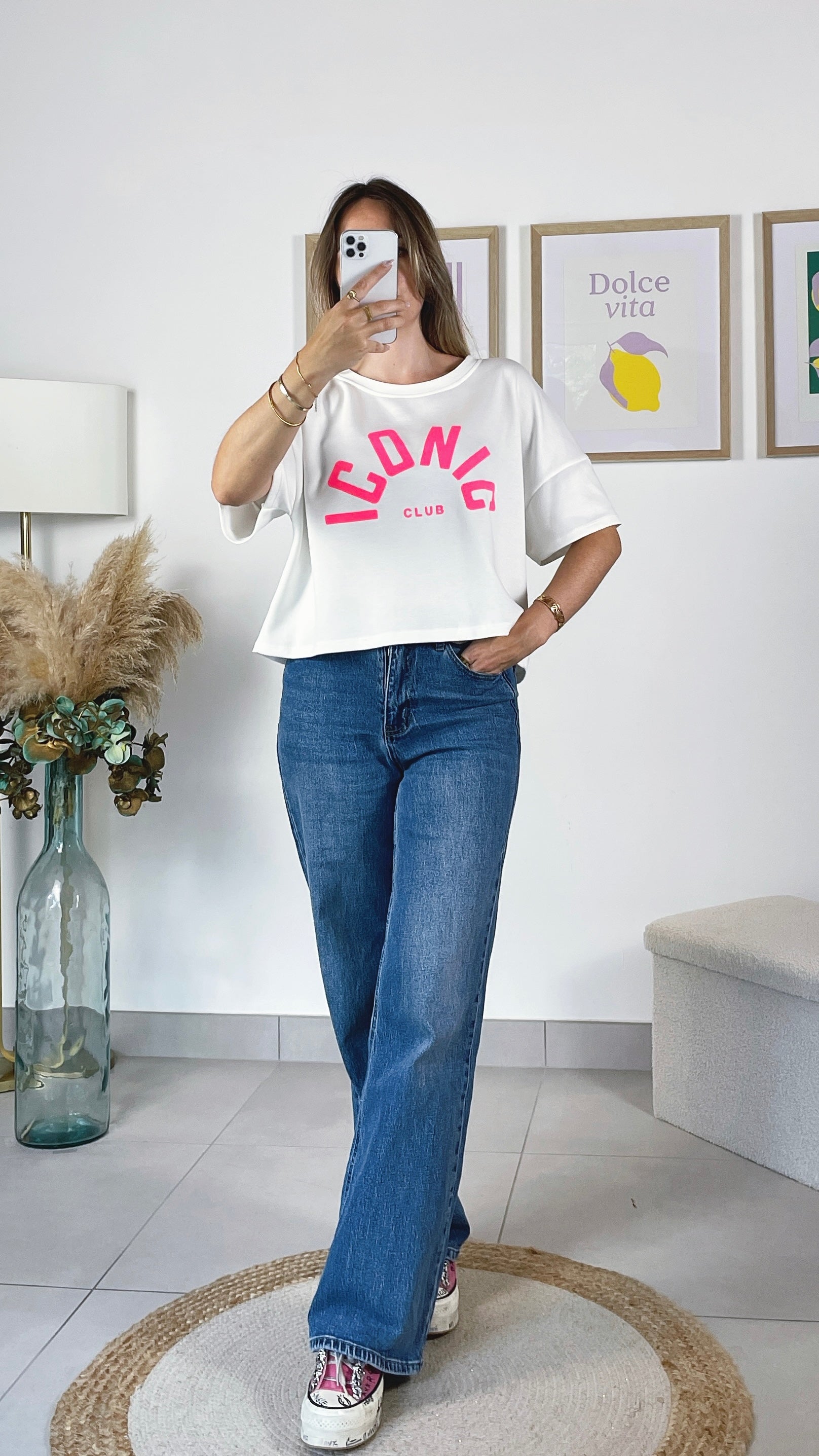 T-shirt Iconic effet trop