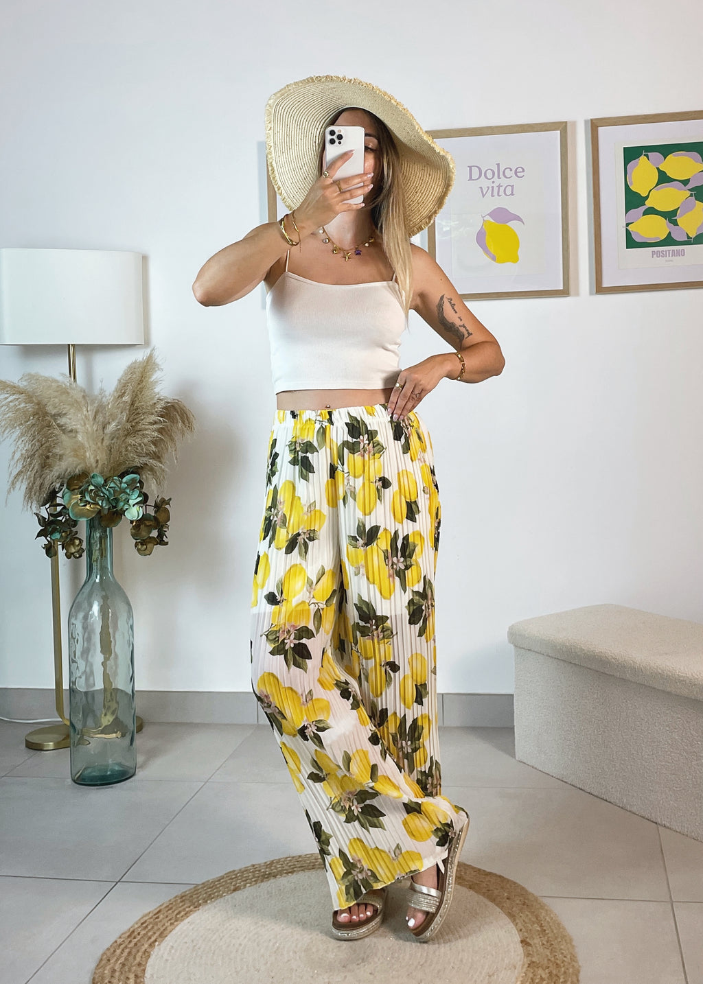 Pantalon Lemona - citron