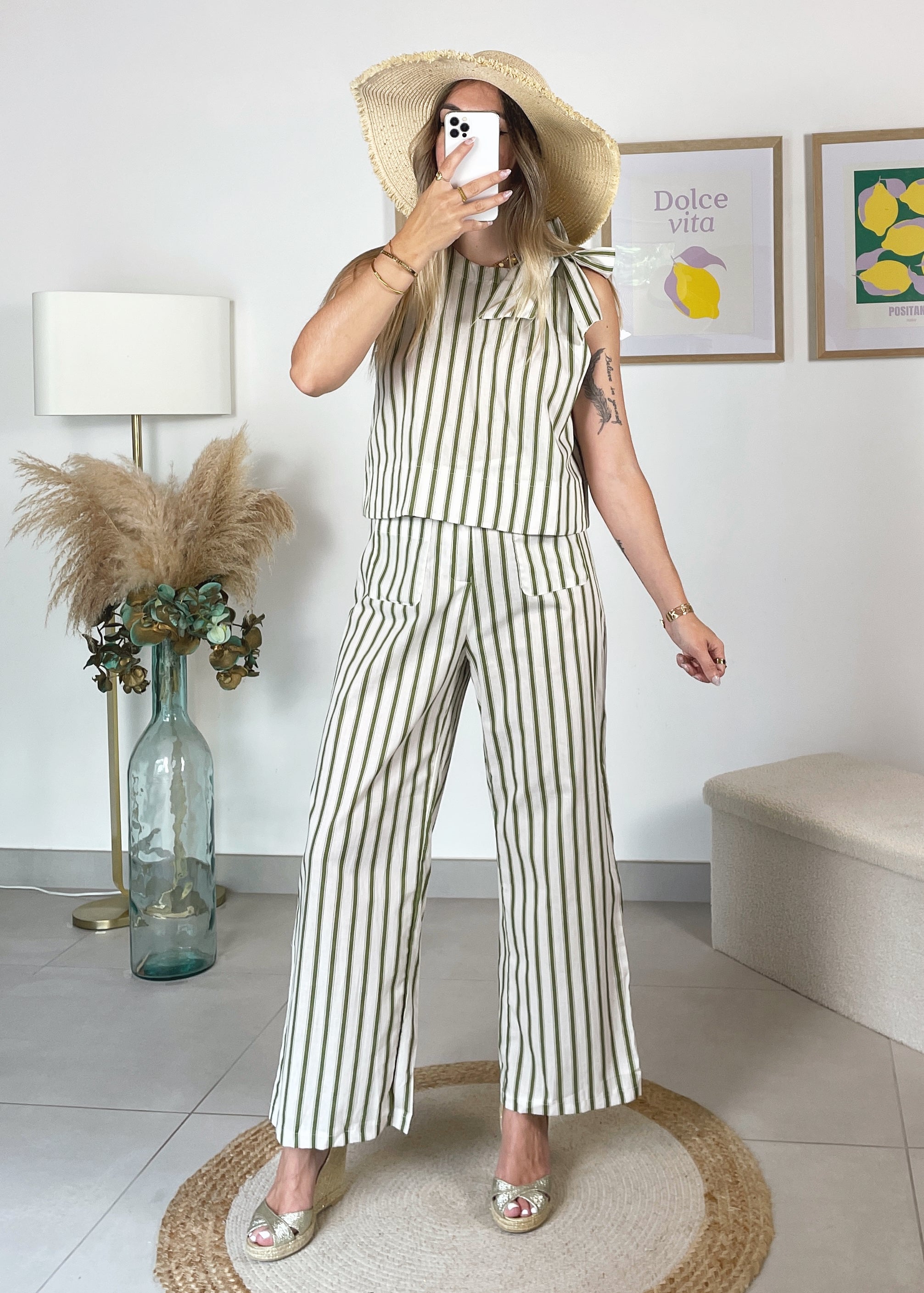 Ensemble Jade en coton