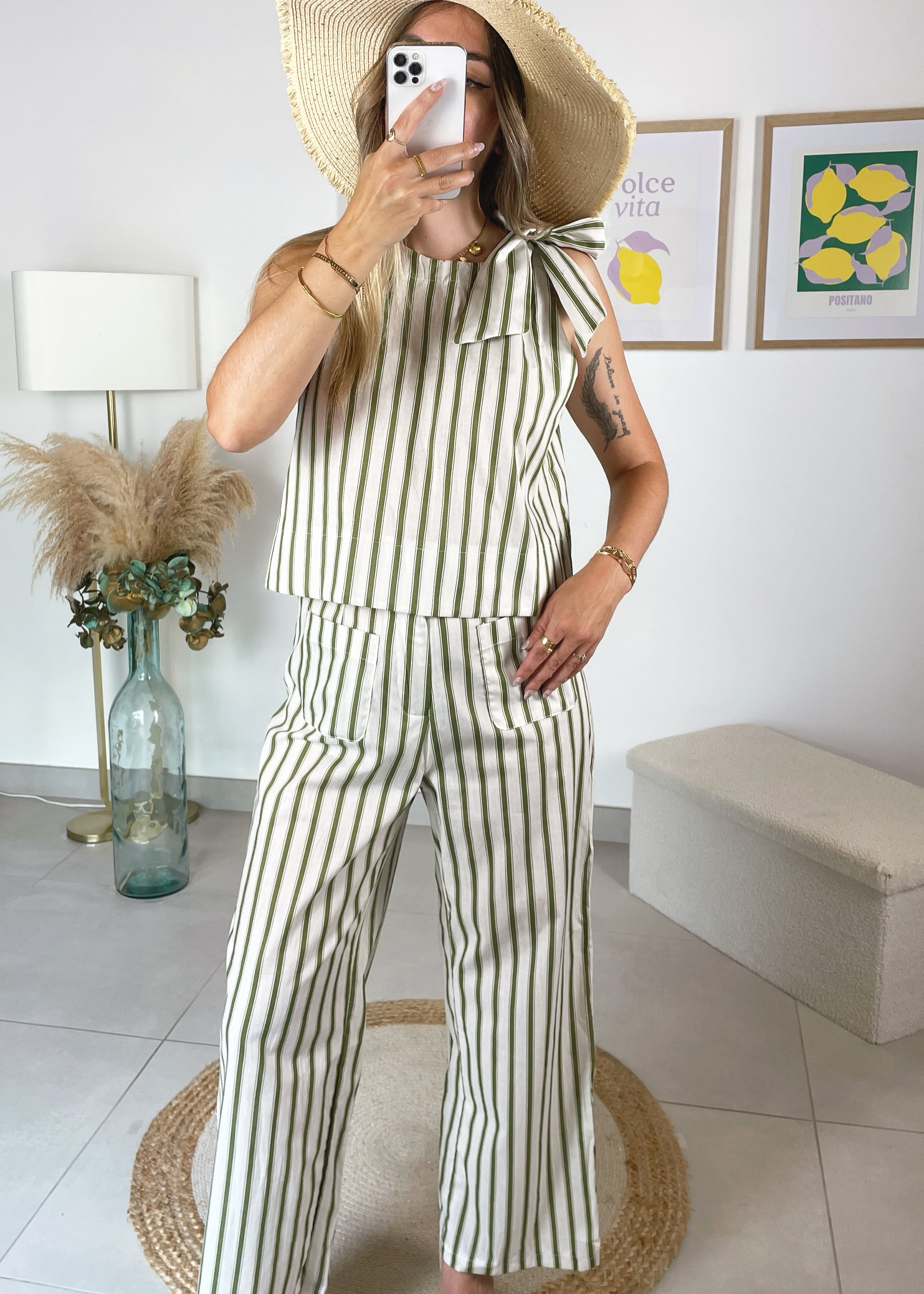 Ensemble Jade en coton