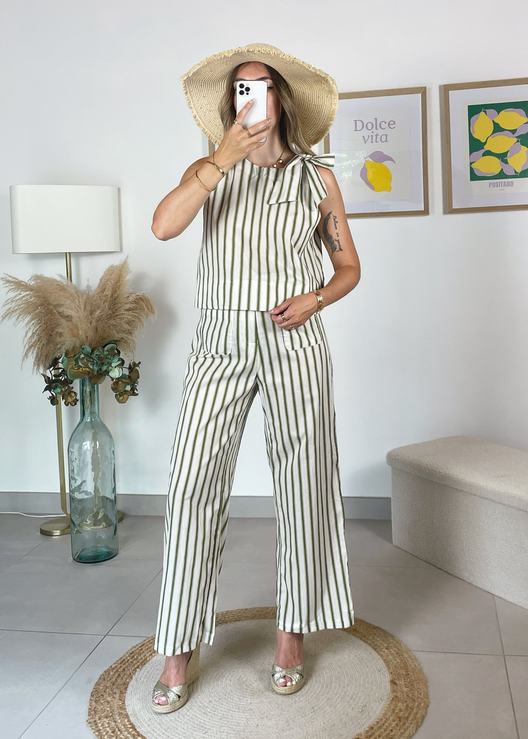 Ensemble Jade en coton